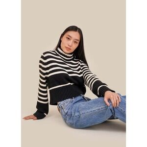 Ciao Lucia Sweater‎ Striped Luigi Turtleneck
